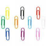 Paper Clips Colour 33mm